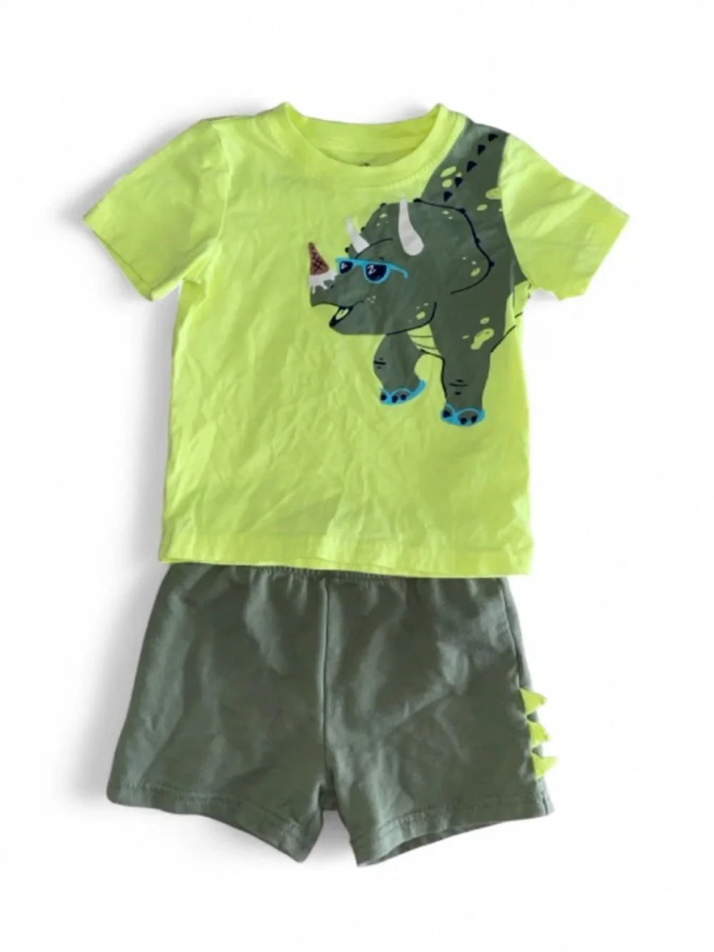 Carters 2 Pc Dino Set